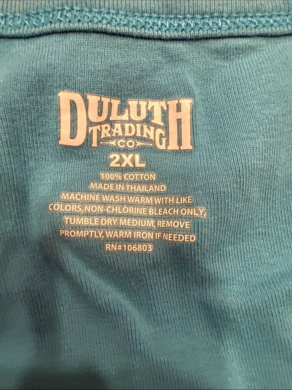 Duluth trading company blue tank top size 2XL. - Picture 2 of 4